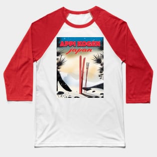 Appi Cogen Japan Ski travel poster Baseball T-Shirt